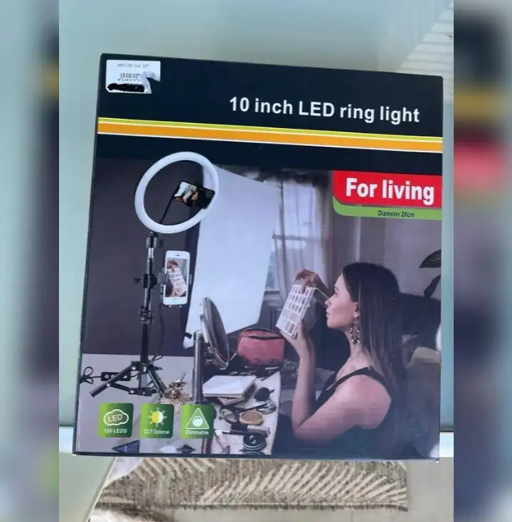 ARO DE LUZ DE 10 PULGADAS  3