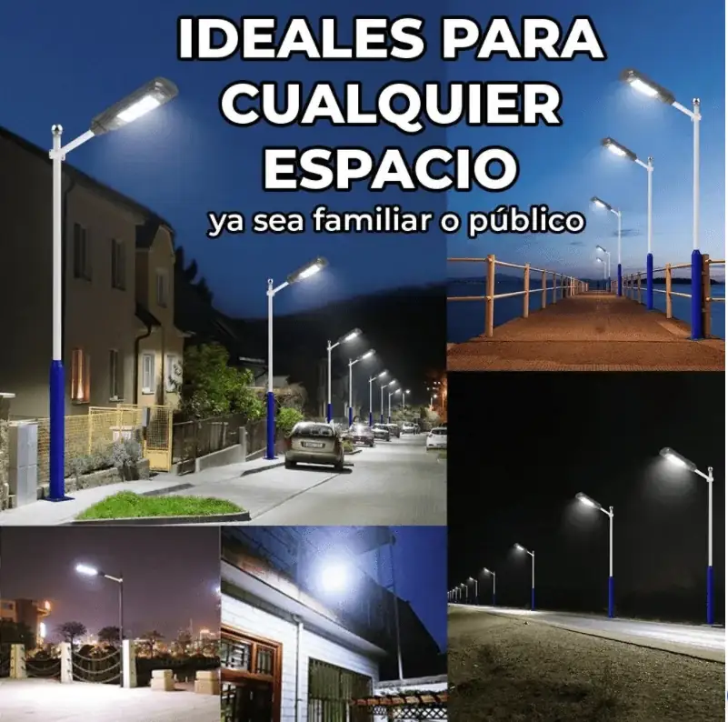 Lampara Led Urbana 2 Celdas  4