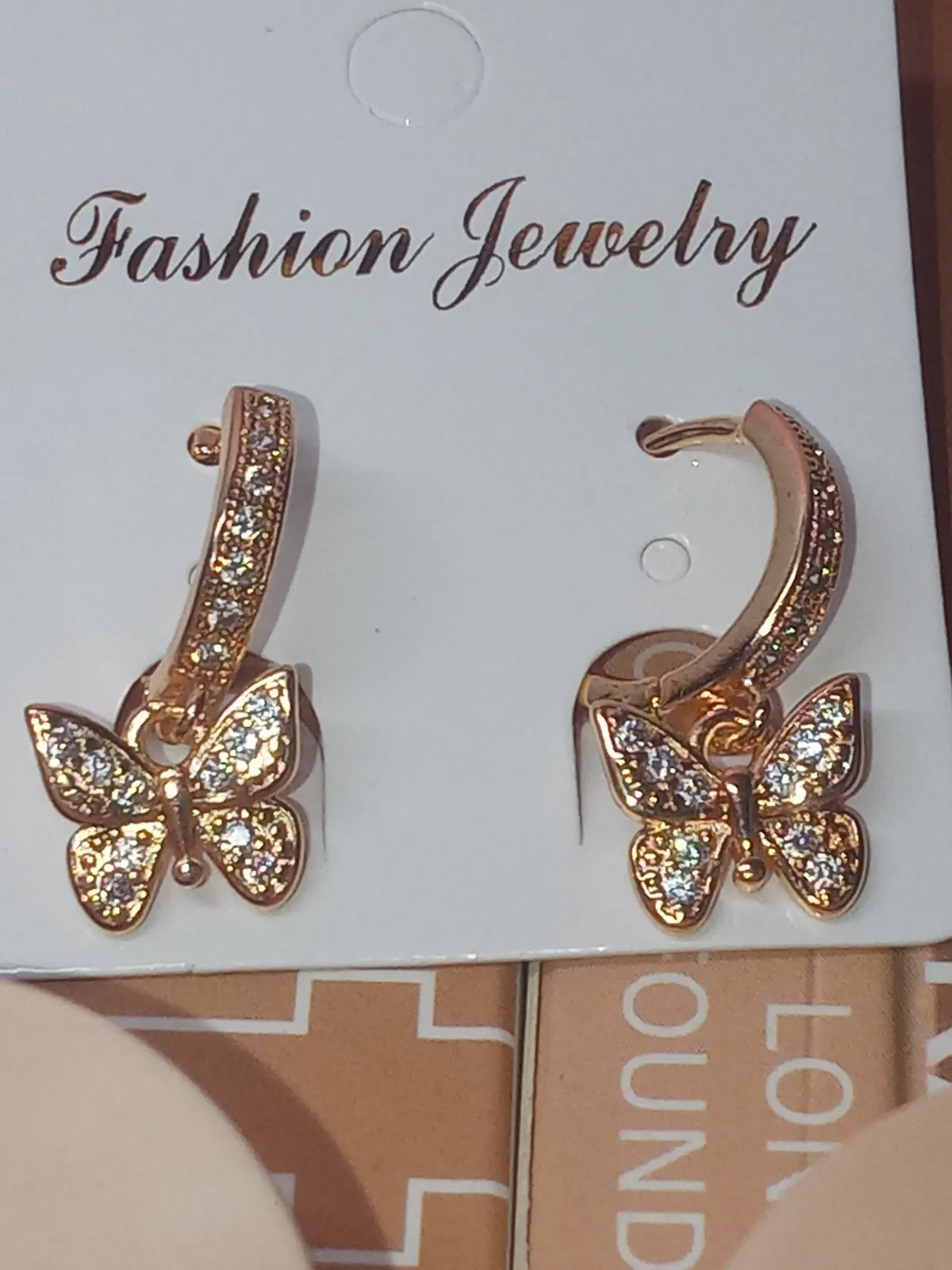 Aretes de mariposa 2