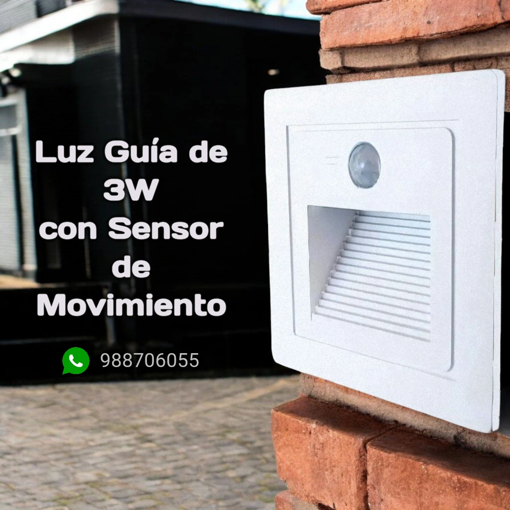 Spot Decorativo para Escalera con Sensor de Movimiento 3w ✨ 2
