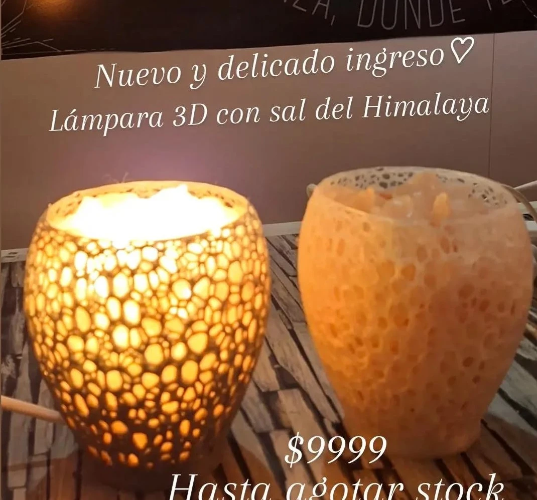 Lampara de sal 3D