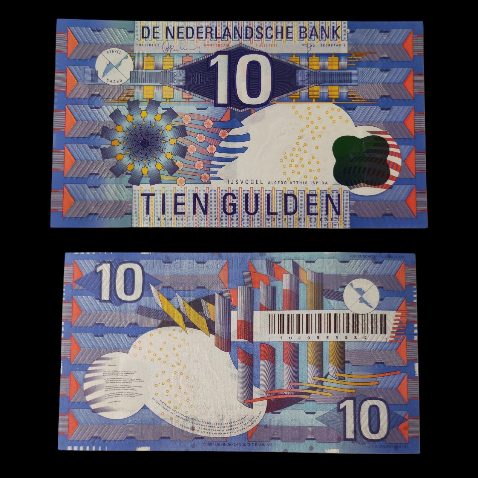 ° Países Bajos 10 Gulden Aunc