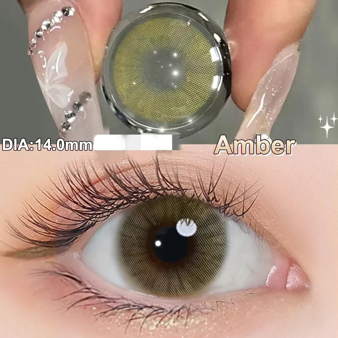 Lentes de contacto - Referencia: QUEEN / AMBER  2