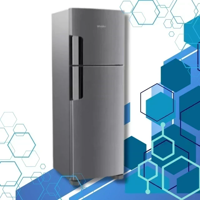 WHIRLPOOL HELADERA 380L NF INOX INVERTER