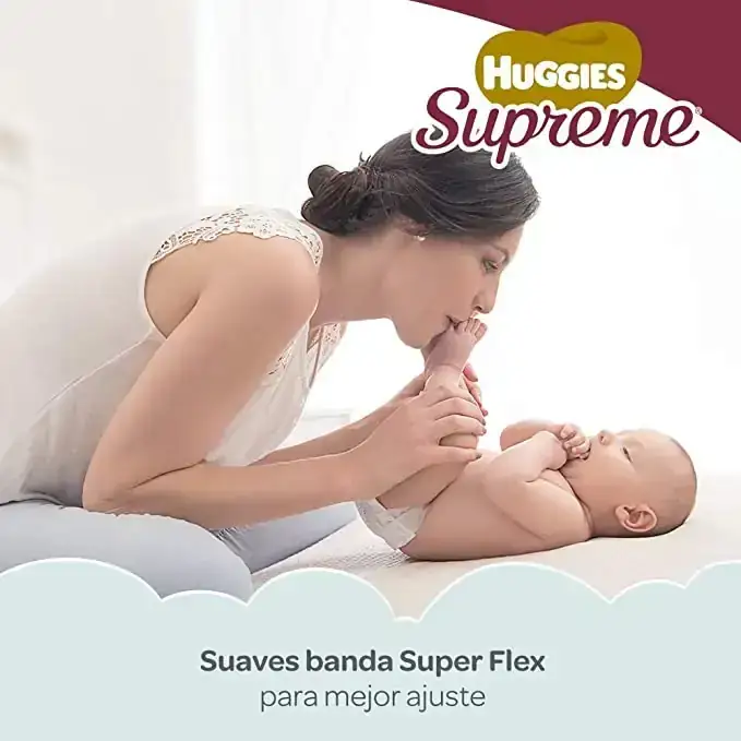 Huggies Supreme Pañal Desechable para Bebé, Etapa 5 Unisex, Caja con 180 Piezas, Ideales para Bebés de 11 a 14.5 kg 3