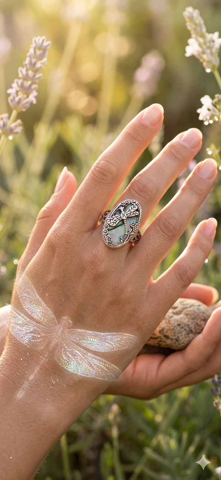 Anillo libelula 