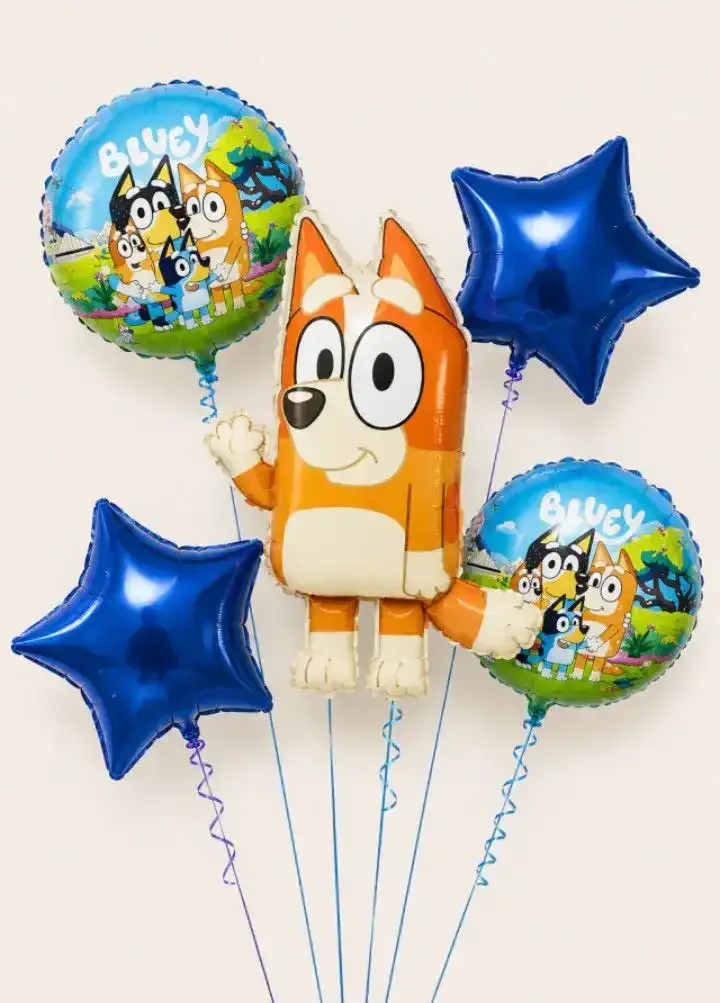 Set 5 globos metalizado bingo 