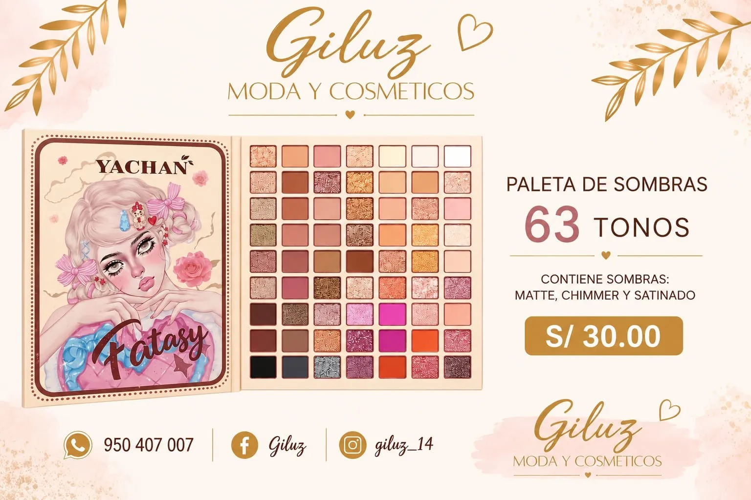 Paleta sombras