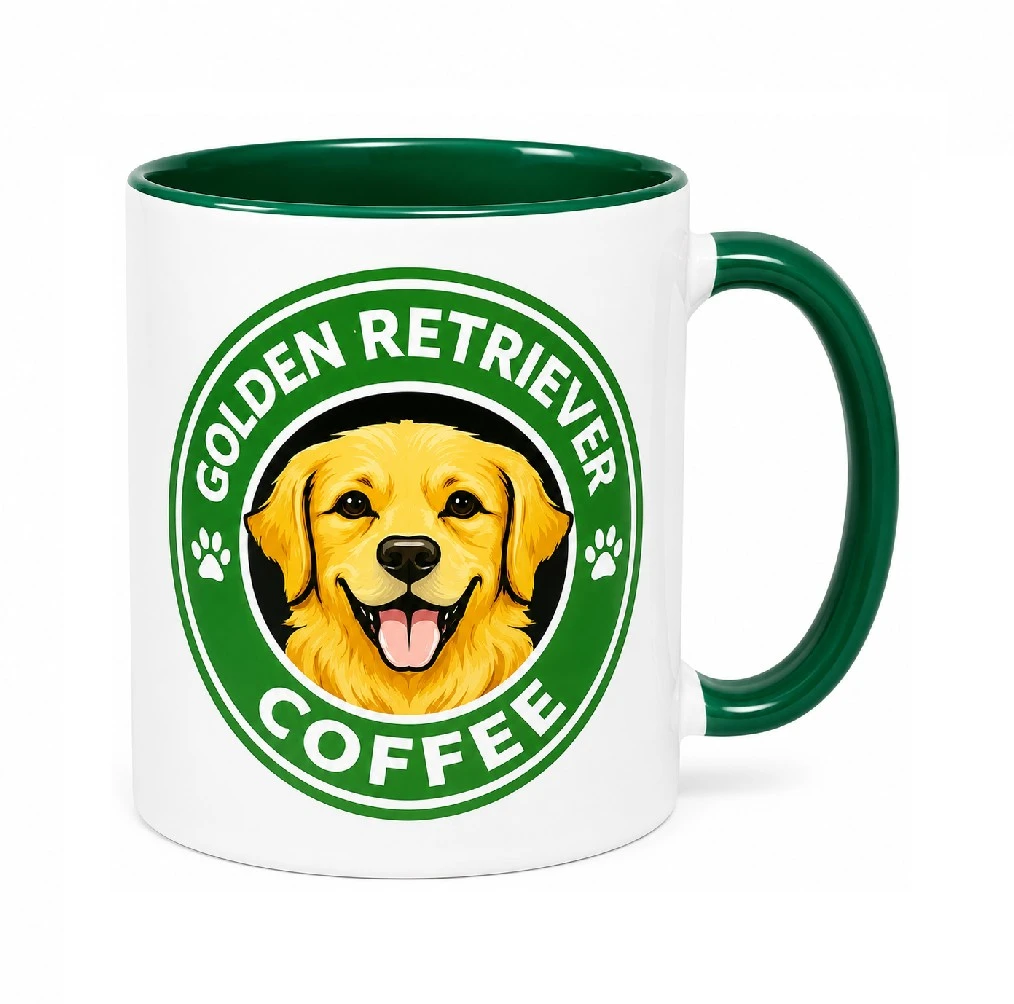 Taza de cerámica Pet Lover Golden Retriever 