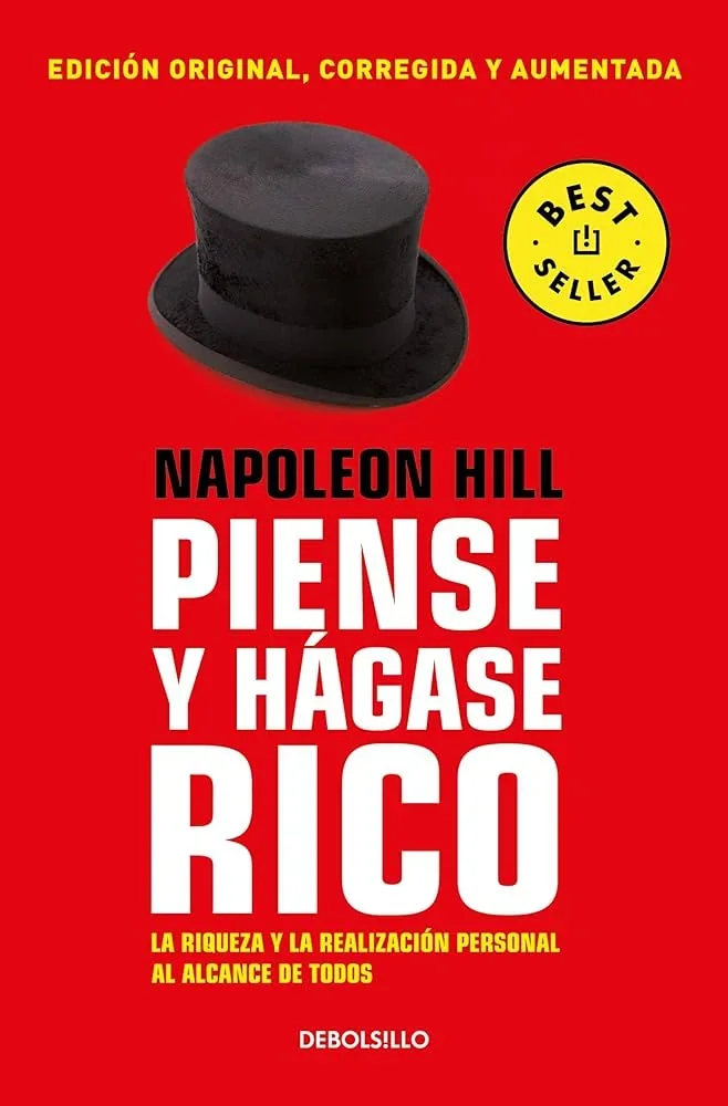 PIENSE Y HAGASE RICO rojo 