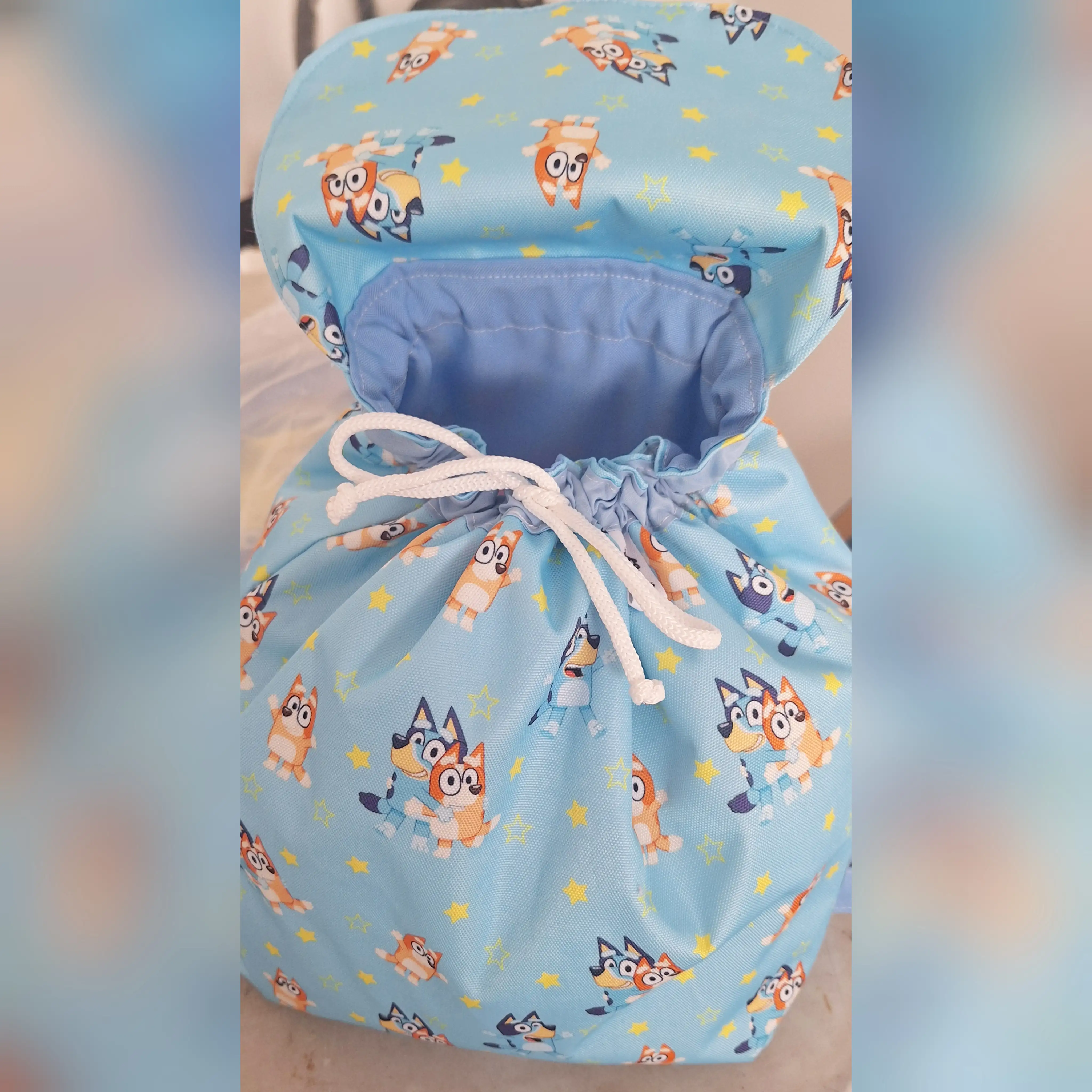 Mochila bluey celeste  3