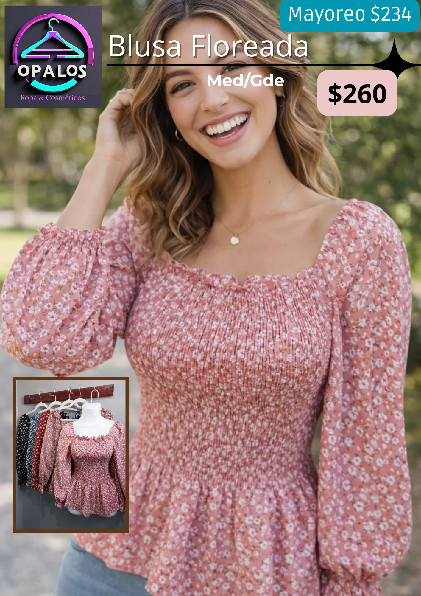 Blusa Floreada