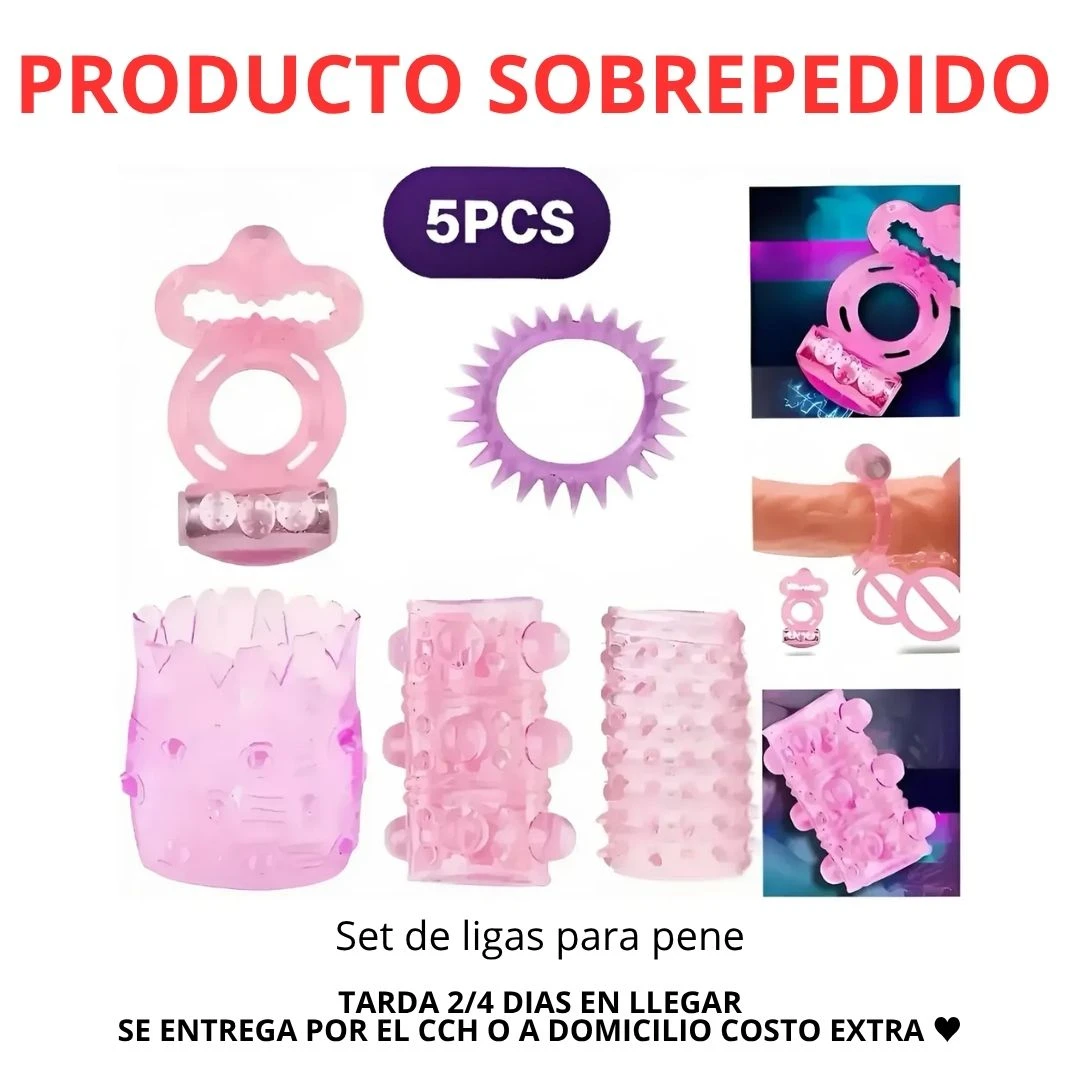 SET DE ANILLOS PARA PENE