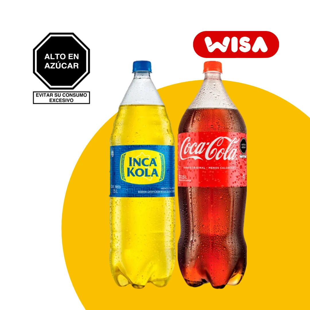 Combo Coca 2.5 L + Inca 2.5 L