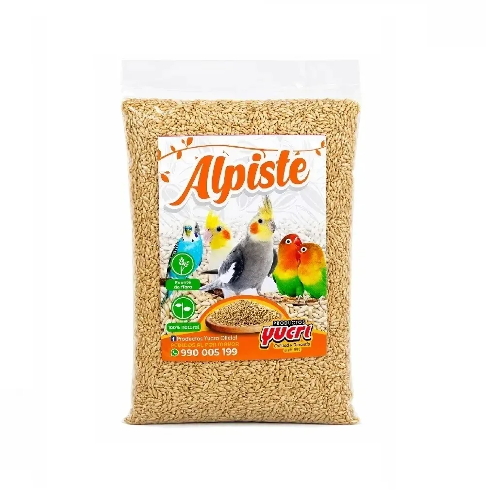 Alimento Natural Premium Para Aves Alpiste X 250 Gramos