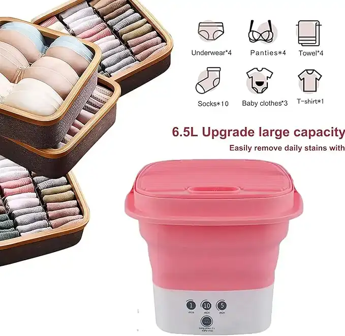Mini lavadora plegable  2