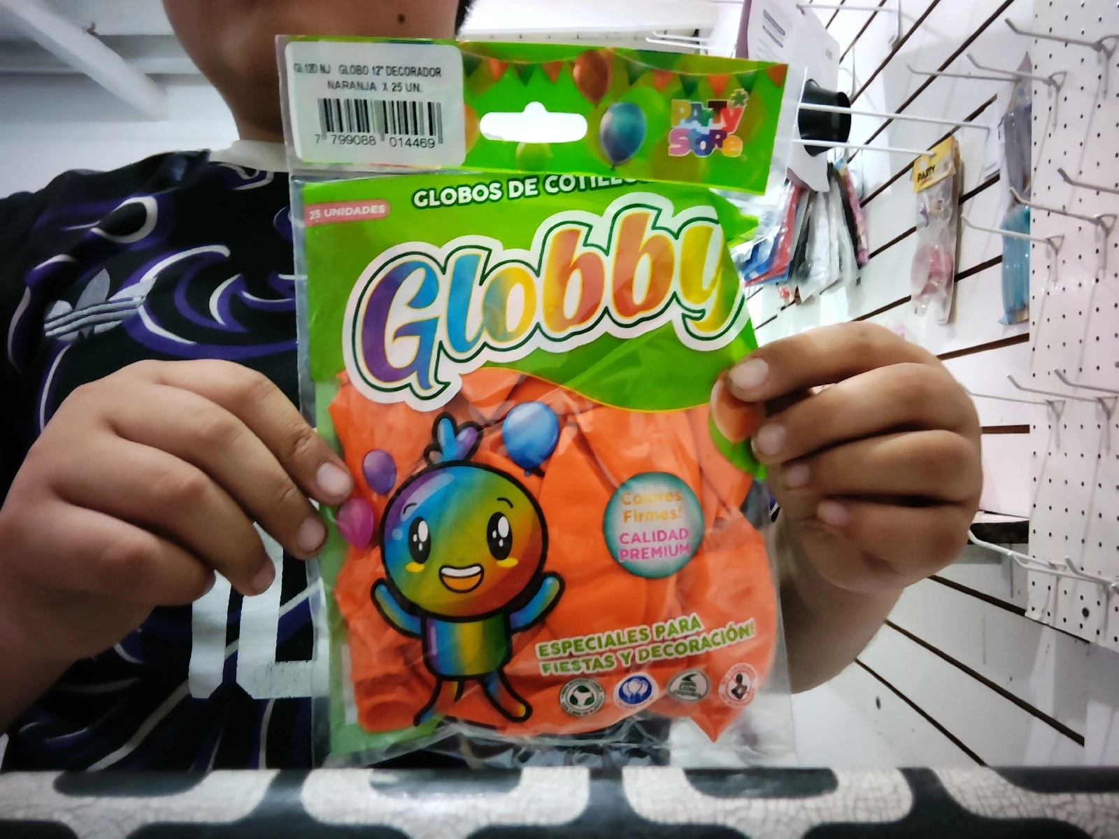 Globo Globby Naranja pac 25u