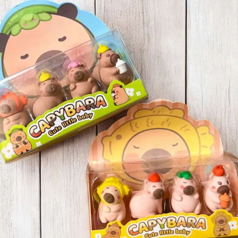 Juego de Borradores Capibara 