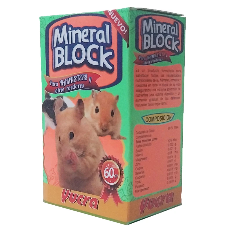 Caja Bloque Mineral Roedores 60g Cph-17 2