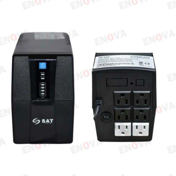 UPS SATPCS 1000VA  / 480W con Regulador de Voltaje y 6 Tomas