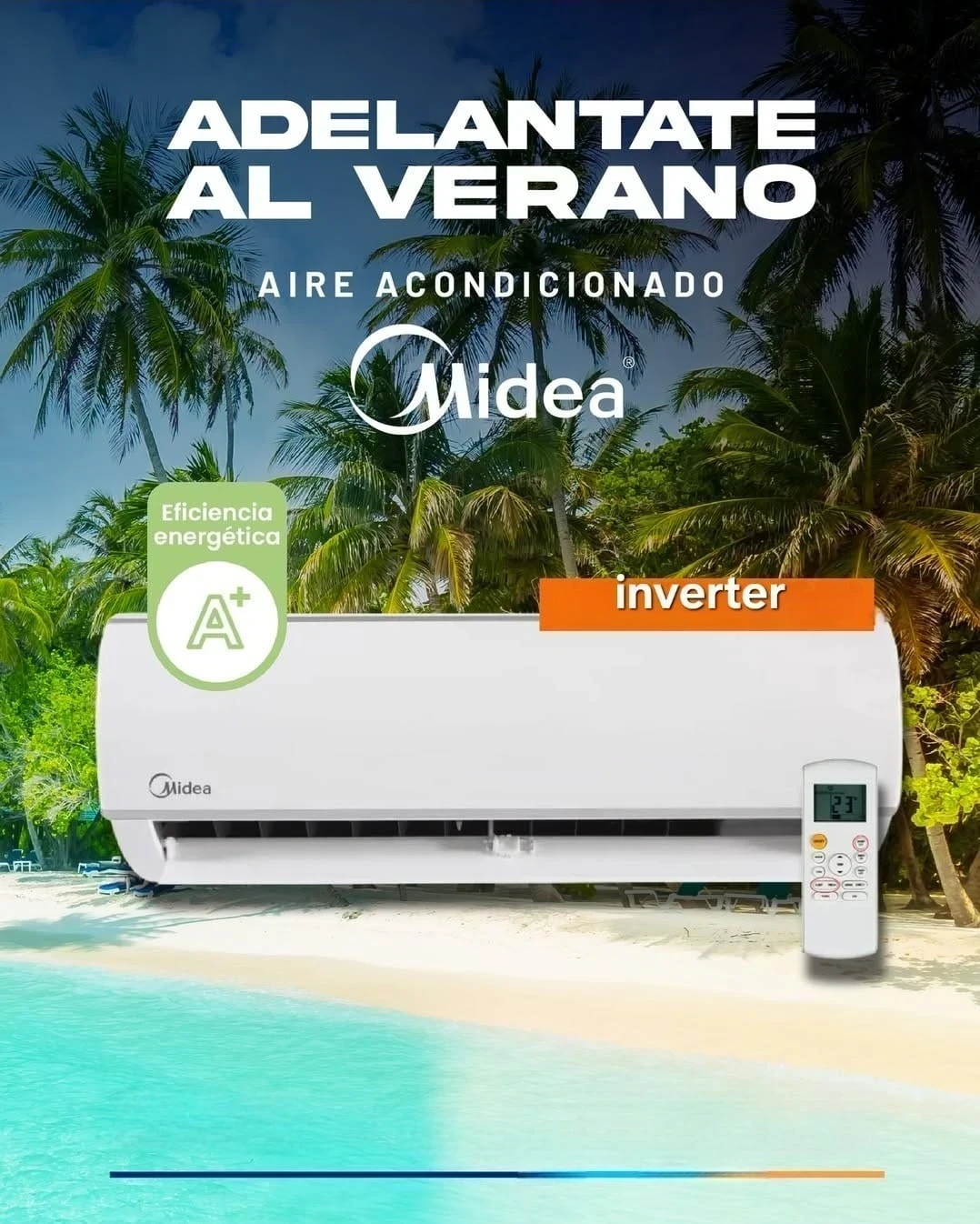 Aire Ac. Inverter Midea Msagic 8000fg 8400w