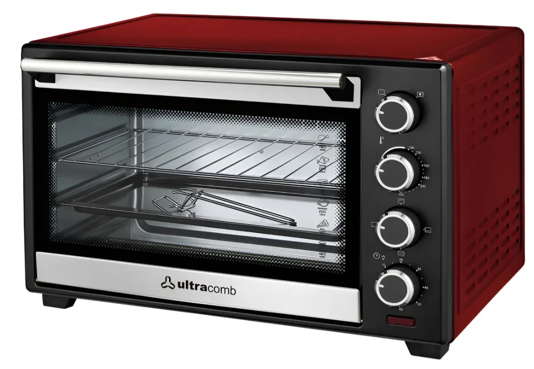 HORNO ELECTRICO ULTRACOMB ROJO/NEGRO 50LTS 