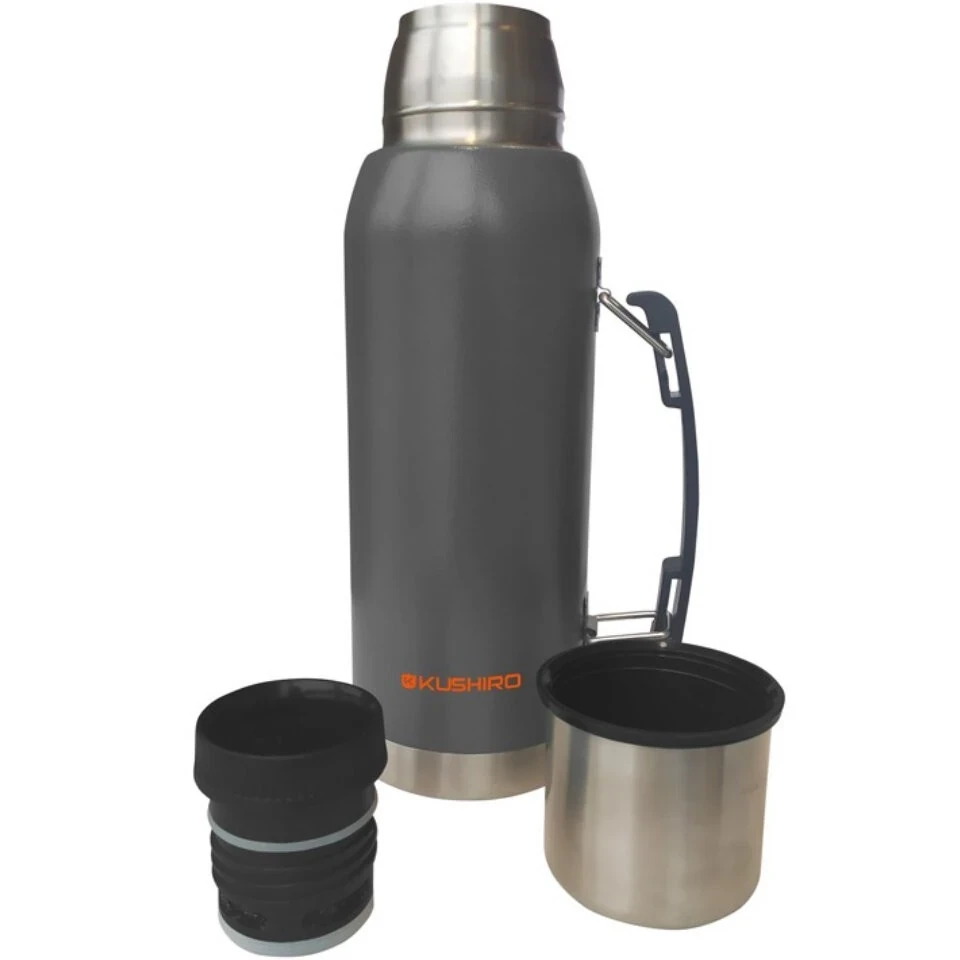 TERMO DOBLE AISLACION DE ACERO INOXIDABLE 1LITRO