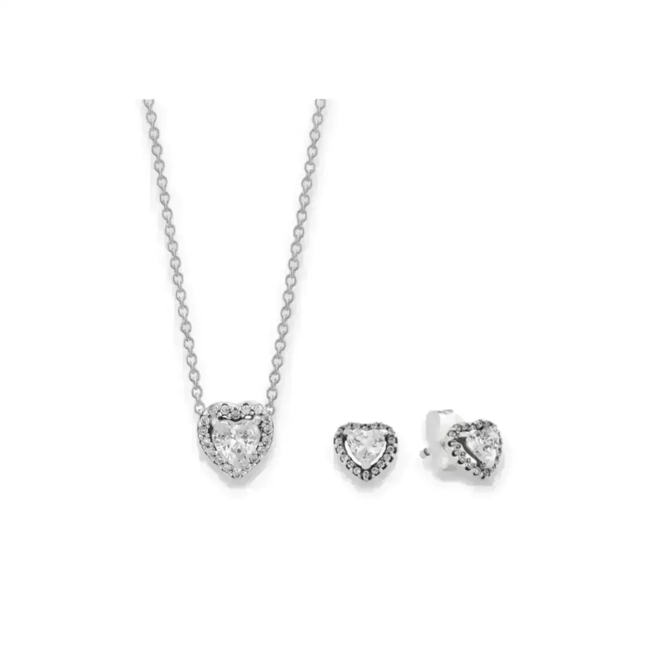 Conjunto Collar  Corazón Relieve 