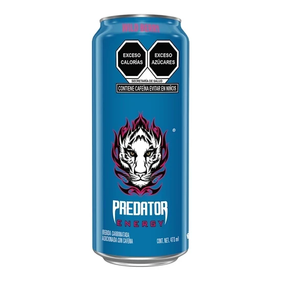 PREDATOR ENERGY WILD BERRY 473 ML LATA