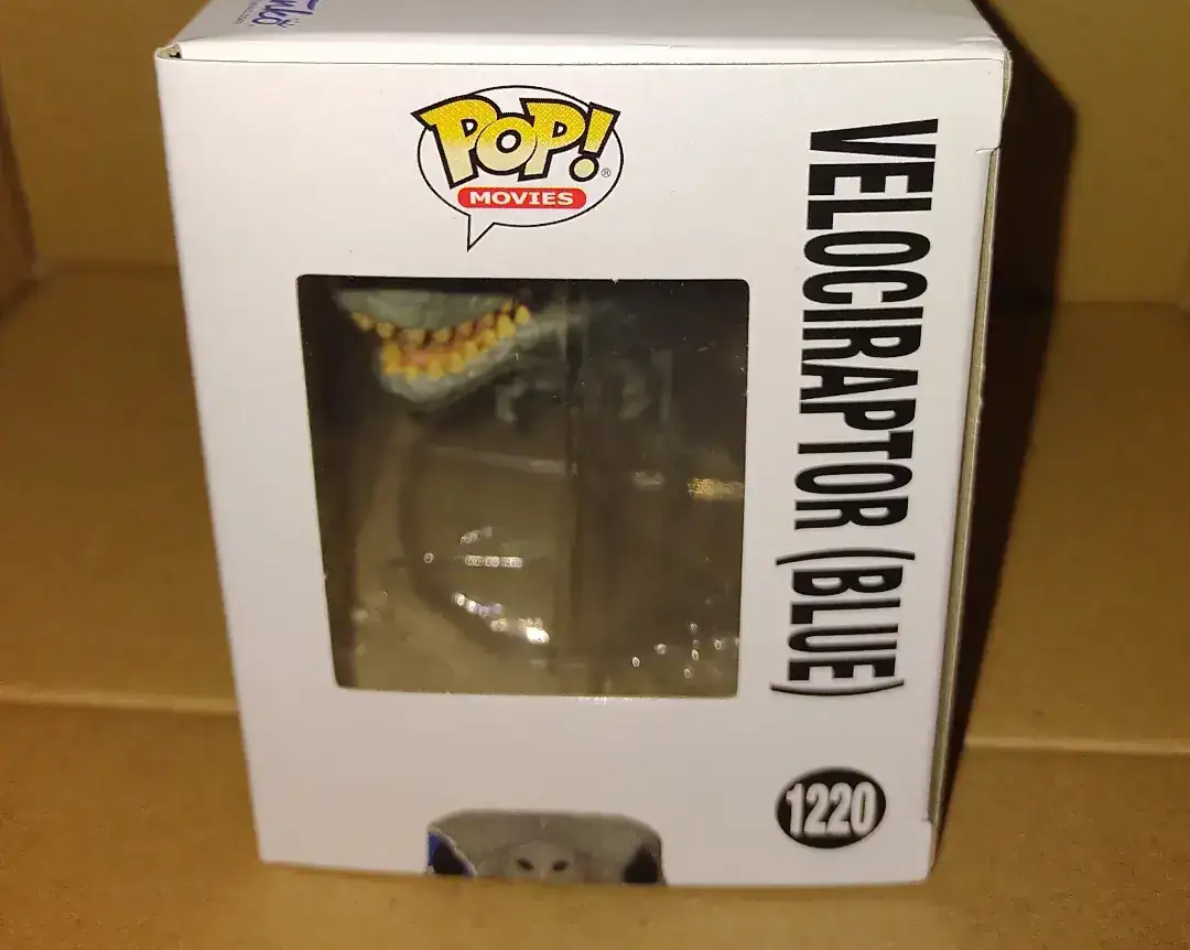 Funko pop movies: jurassic world - velociraptor (BLUE) #1220 *EXCLUSIVO SPECIAL EDITION 3