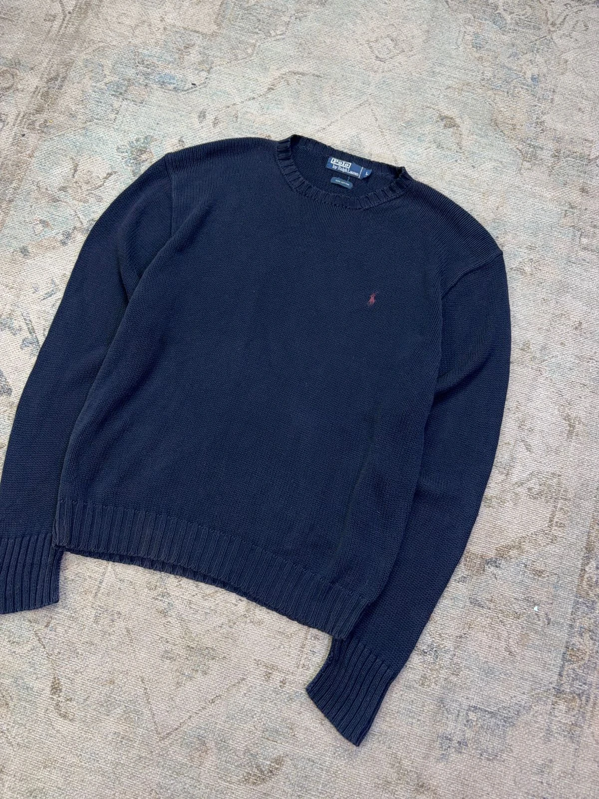 POLO BY RALPH LAUREN VINTAGE COTTON KNIT SWEATER