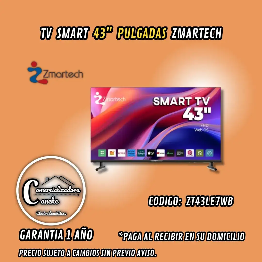 TV SMART 43" ZMARTECH