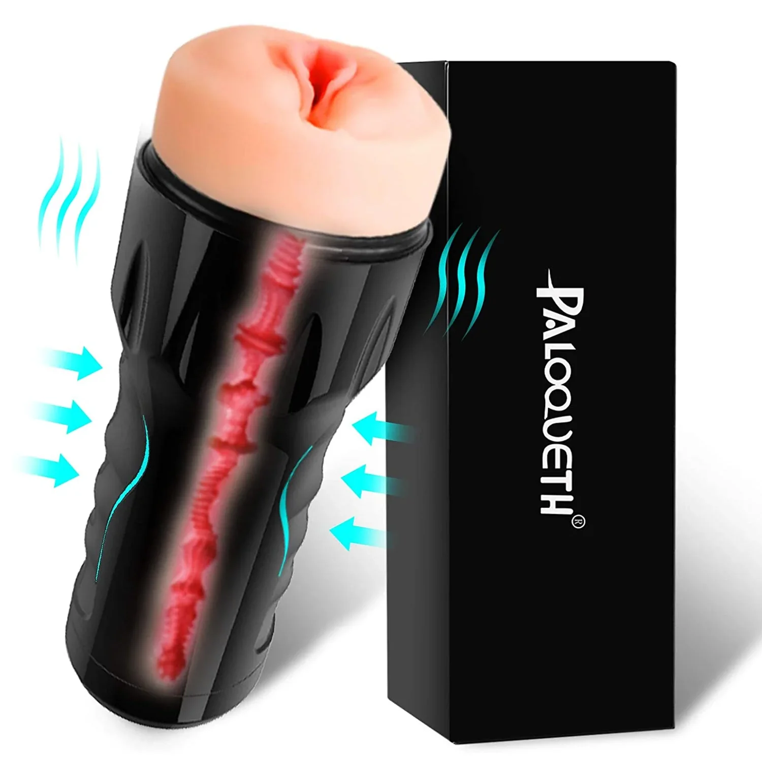 Paloqueth Squeezable Vibrating Masturbator