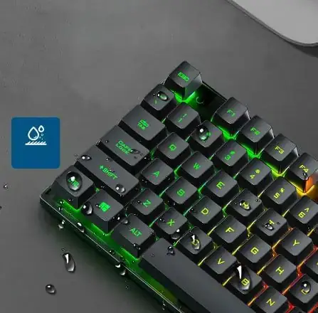 TECLADO GAMER CON LUCES LED