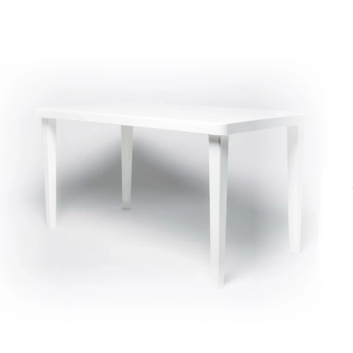 Mesa rectangular 75x140 blanca /negra 