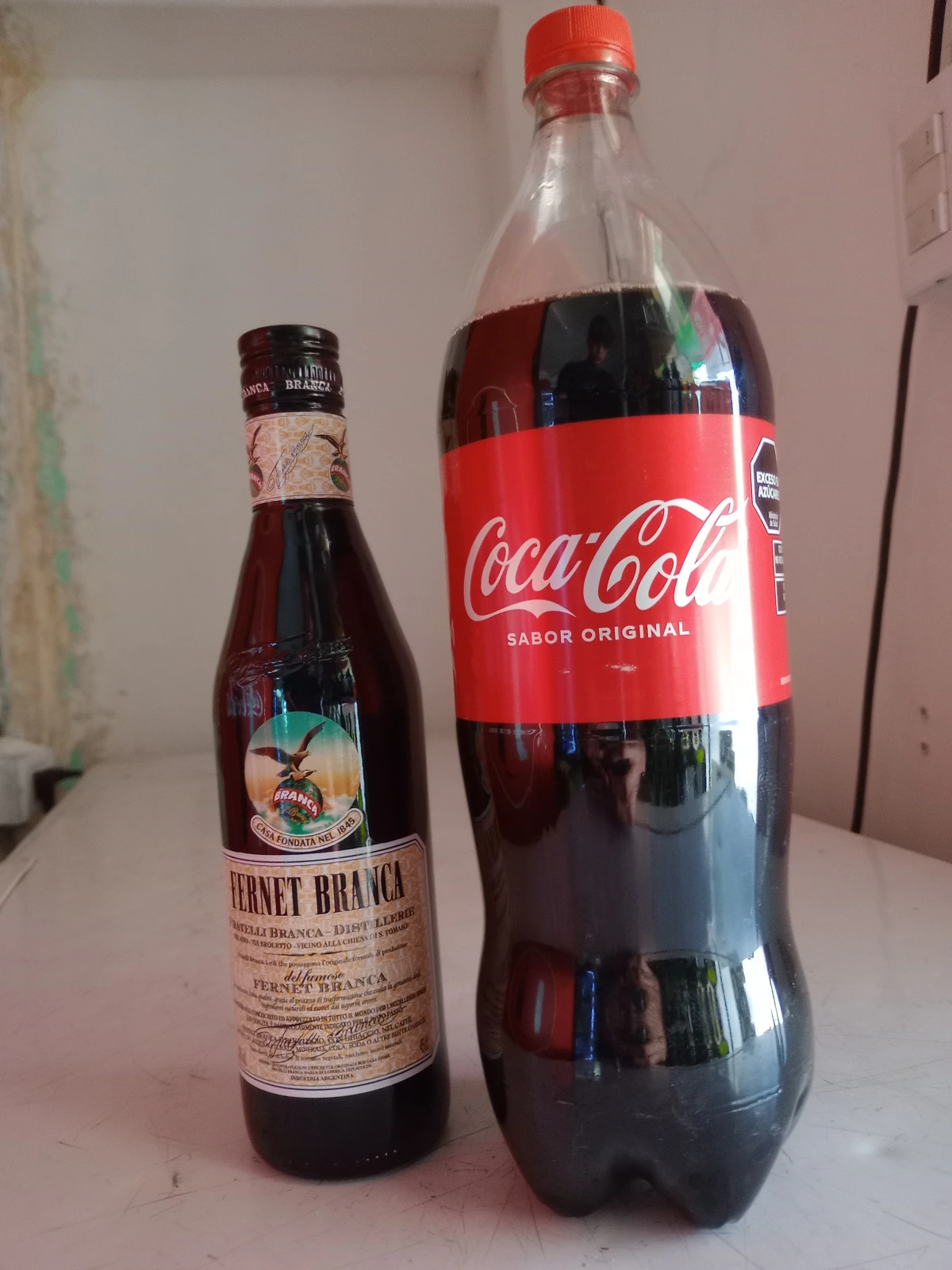 Fernet 450 + coca 1,5