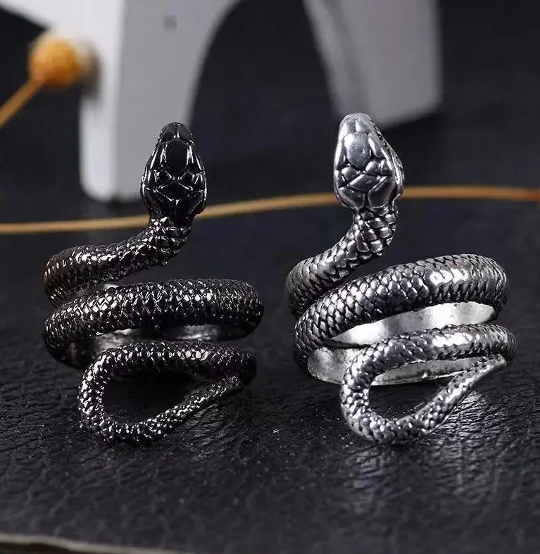 ANILLO SERPIENTE RETRO MANBA 