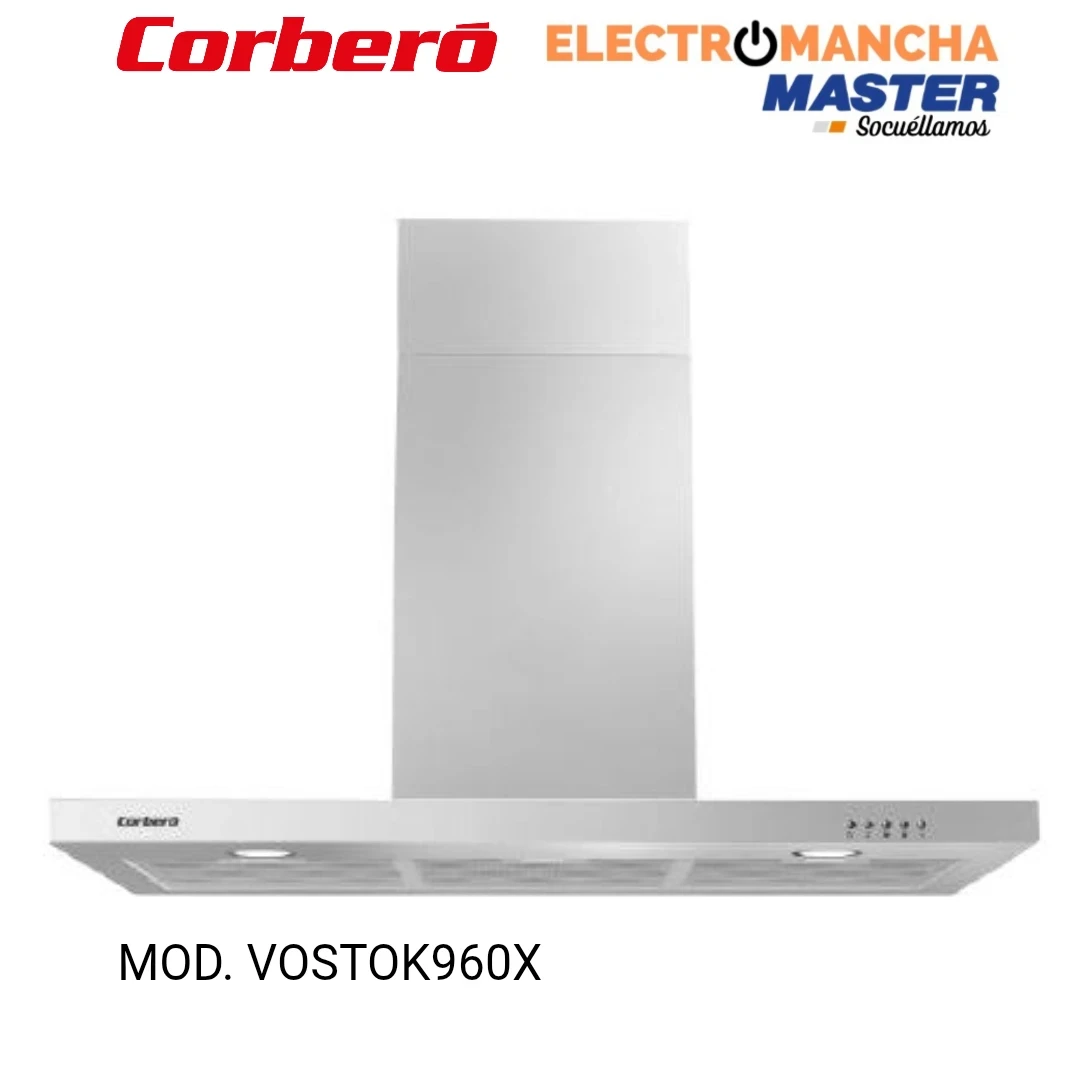 CAMPANA CORBERO VOSTOK960X 90CM 643/H. A INOX