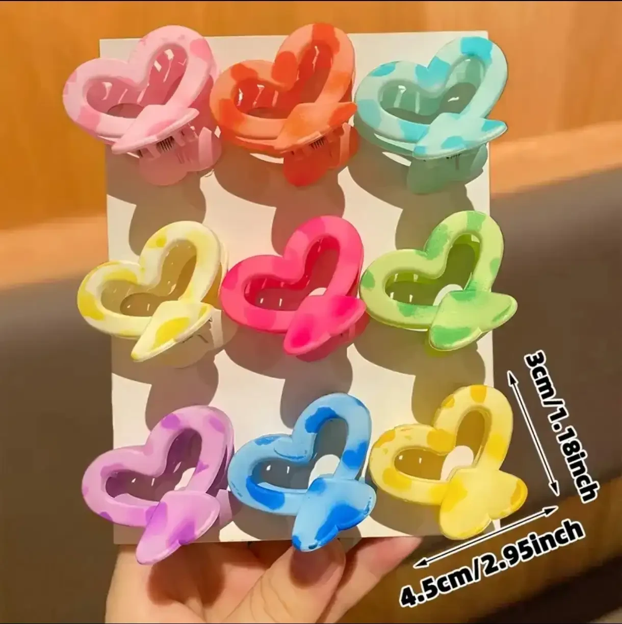 Gancho Corazón Colores  2