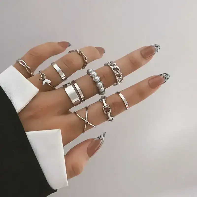 Set x10 Anillos Blenda REF: D22