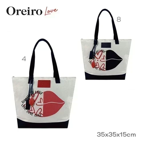 CANASTO CARTERA OREIRO LOVE + LLAVERO 28082