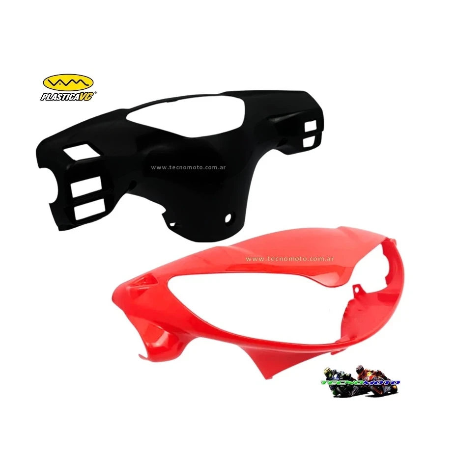 CACHA OPTICA ZANELLA 110 ZB + CARC.VELOC. ROJO -49798