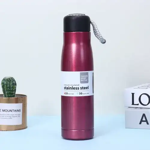 Botella Térmica Acero Inoxidable 550ml - Rojo