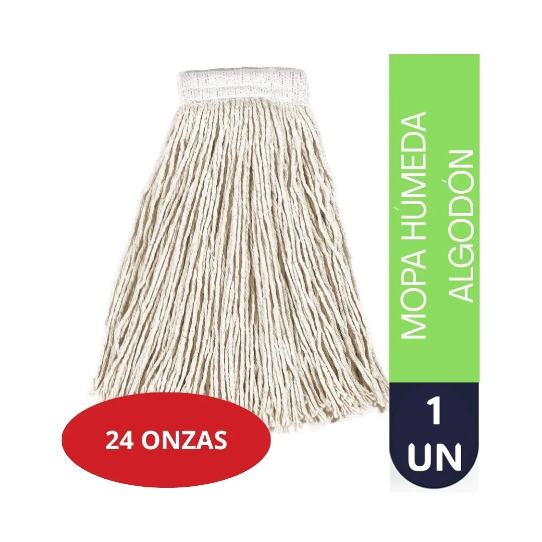MOPA HUMEDA ALGODÓN 24 ONZAS
