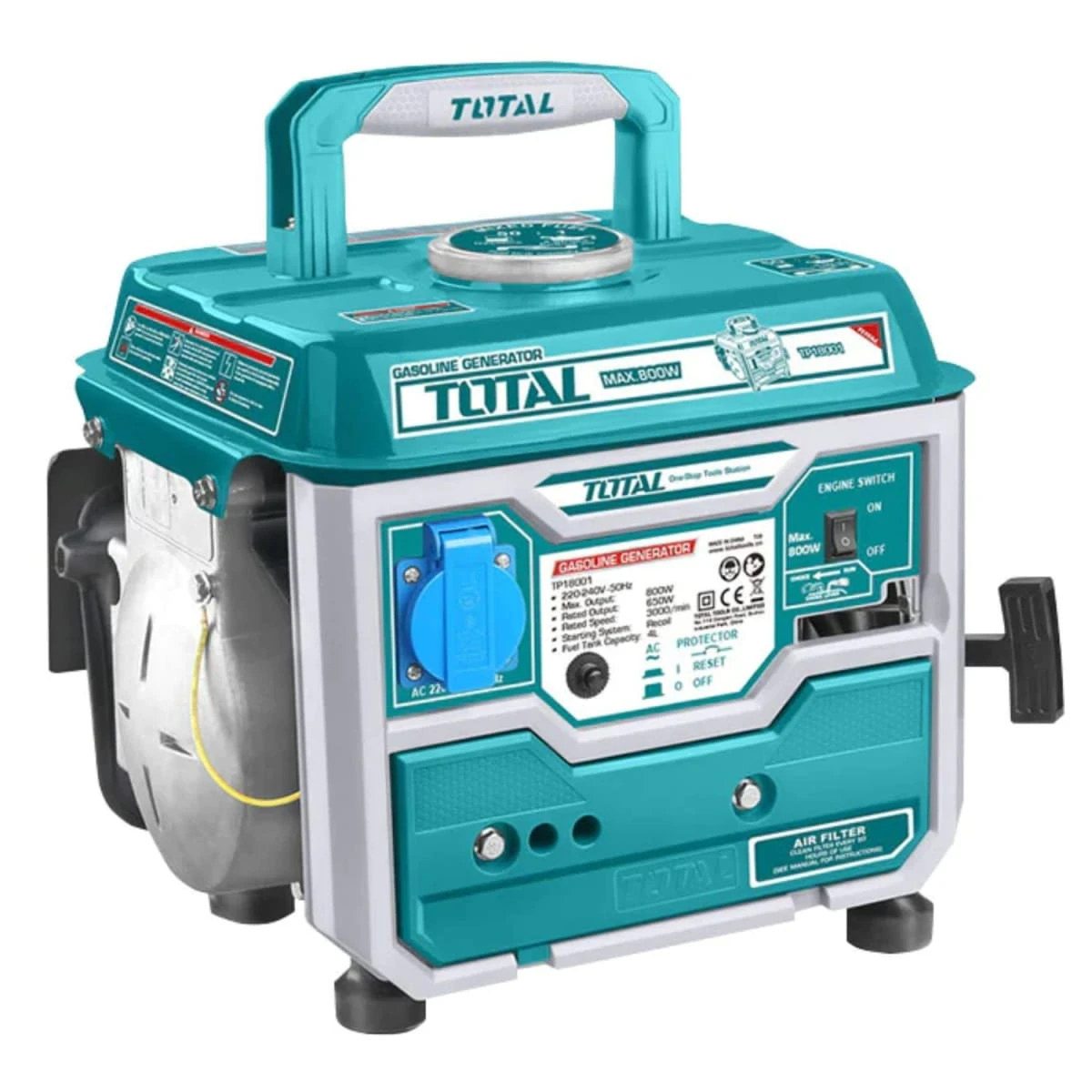 TP18001-5 Generador gasolinero 800w 2 tiempos total 