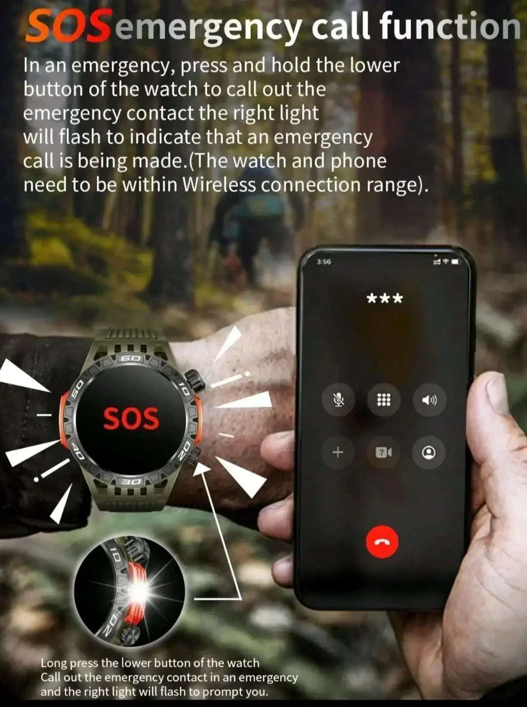 Reloj Smart grado Militar  7