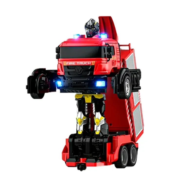 Carro Bomberos Transformer Control Luces y Sonido