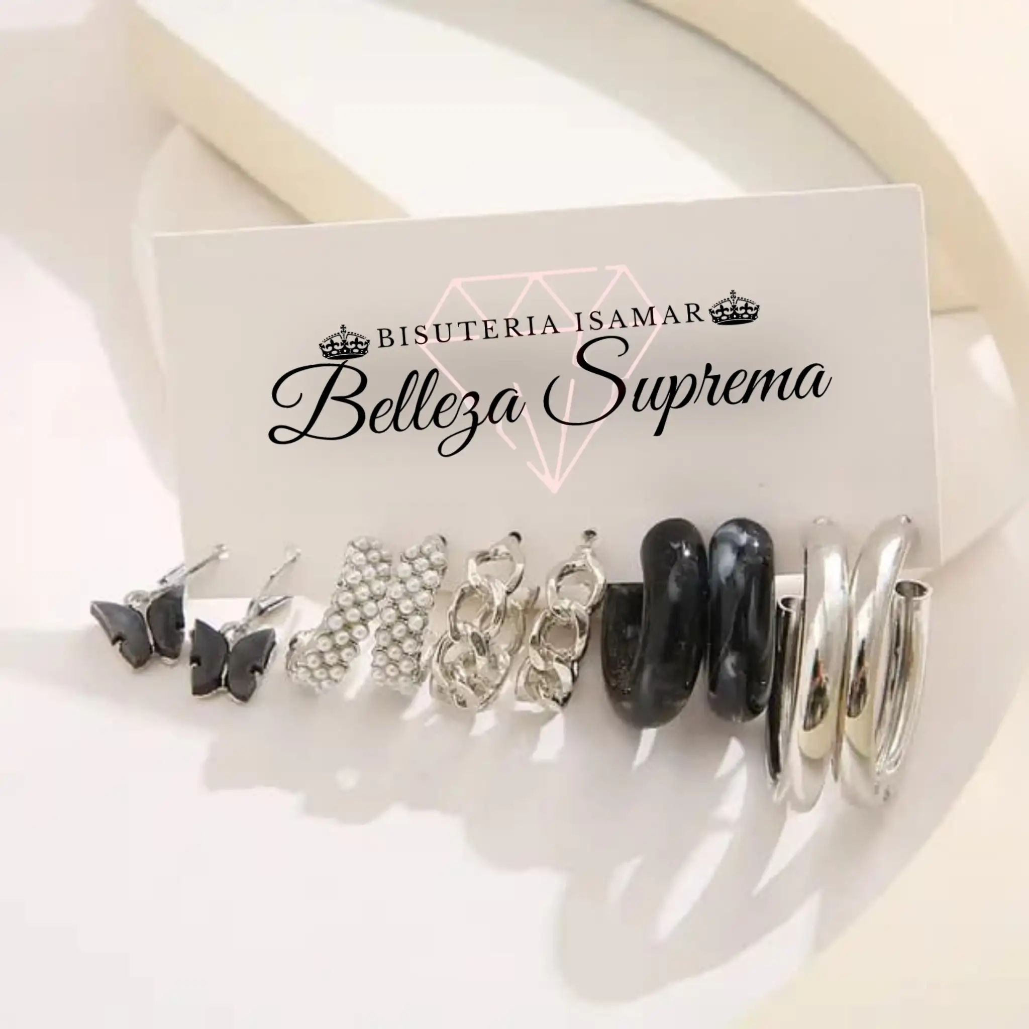 SET DE AROS Y ARETES OREJERAS 2