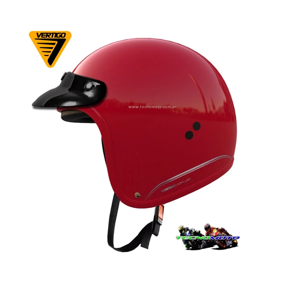 CASCO VERTIGO V10 FLUID ROJO -L -47604
