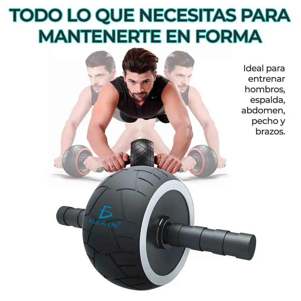 Rueda De Ejercicio Para Abdominales Easy Grip 